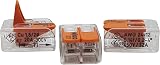 Tcllka Wago 221-412 50x Automatic Connection Terminals 2 Inputs Wire Connectors view 2