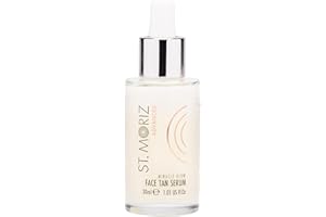 ST. MORIZ St Moriz Advanced Face Tanner Serum - Miracle Glow Hydrating Self Tan Face Serum with Q10 & Hyaluronic Acid - Natural Sunless Radiant Glow & Gradual Face Self Tanner (1.01 fl oz)