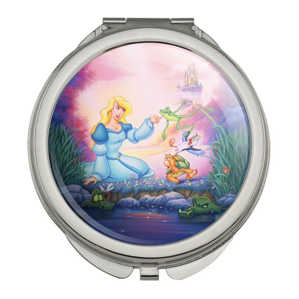 Amazon Com The Swan Princess Odette Jean Bob Frog Puffin Speed Turtle Compact Travel Purse Handbag Makeup Mirror Beauty