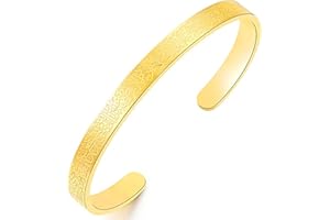 KYMY Arabic Cuff Bracelet, Muslim Islamic Allah Jewelry, Eid Gift Gold Allah Ayatul Kursi Cuff Bracelet for Girl Women Islam Eid Ramadan Gifts(Gold)