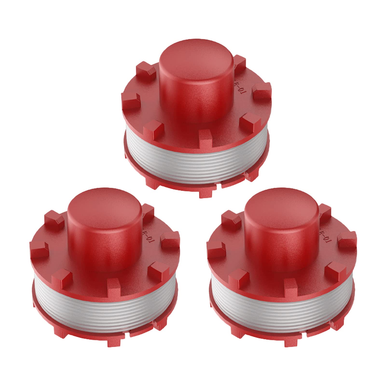 CDIYTOOL Einhe-ll 3405096 Strimmer Spools fit for GE-CT 36/30 LI E SOLO, AGILLO 36/255 BL, AGILLO 18/200, 2mm dia 8m long (3 Pieces)