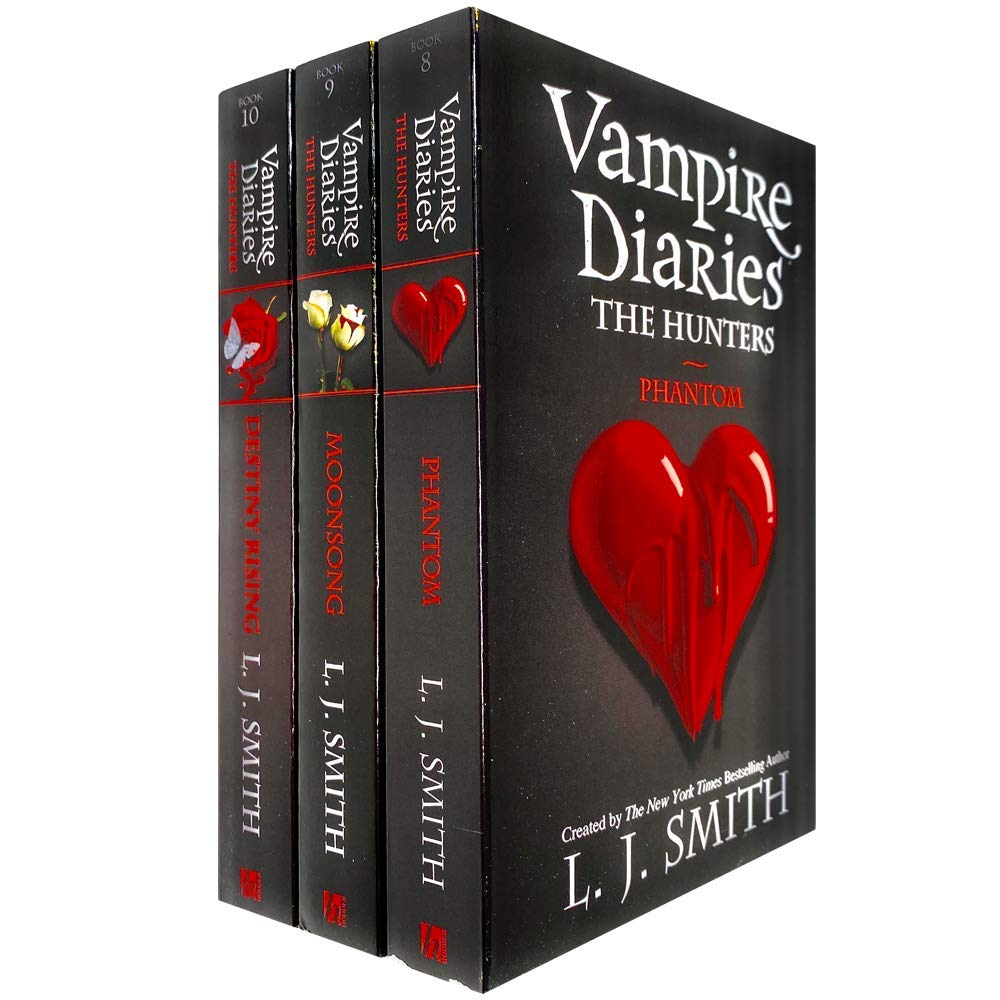 Vampire Diaries The Hunters Collection 3 Books Set By L J Smith Phantom Moonsong Destiny Rising L J Smith The Vampire Diaries The Hunters Phantom By L J Smith 978 0062017697 0062017691
