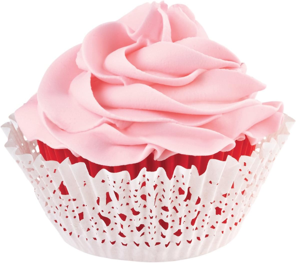 Novita' Kit 24 PIROTTINI Muffin + 24 Wrapper CENTRINO Pizzo Wilton