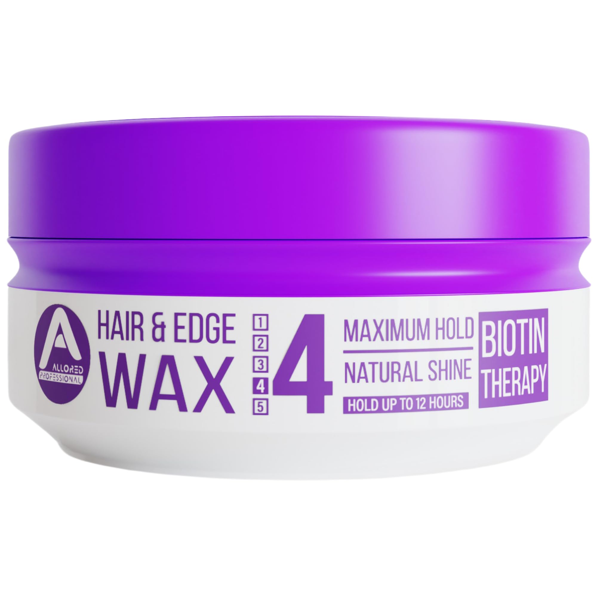 Allored Professional Biotin Therapy Hair Edge Styling Wax - Strong Hold Gummy Wax with Mix Melon Scent - 12 Hours Hold Edge Control Gel for Afro Hair - Aqua Hair Gel for Men & Women 150ml