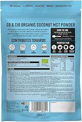 Hunter & Gather Thrive Fuel C8/C10 MCT Powder 250g Coconut Keto view 5