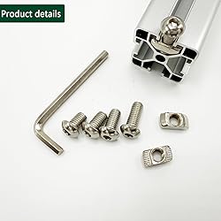 240 pcs M5 T Nut Screws Kit for 2020 2040 2080