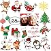 128pcs Christmas Tattoos for Kids Happy Holiday Temporary Stickers Xmas Goodie Gift Favors Happy New Year Tattoos