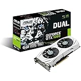 ASUS NVIDIA GeForce DUAL-GTX1060-6G 6 GB GDDR5 Memory 192 Bit 8008 MHz PCI Express 3 Graphics Card - Black