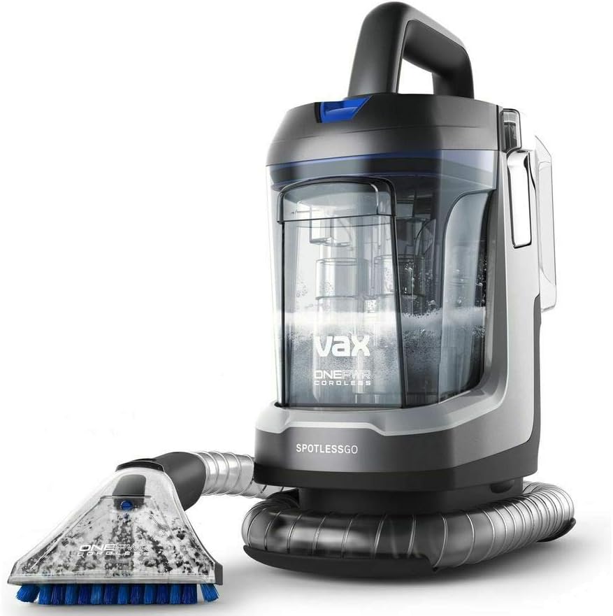 Vax ONEPWR SpotlessGo Cordless Cylinder Carpet Cleaner Tile, Laminate Floor Cleaner for Home or