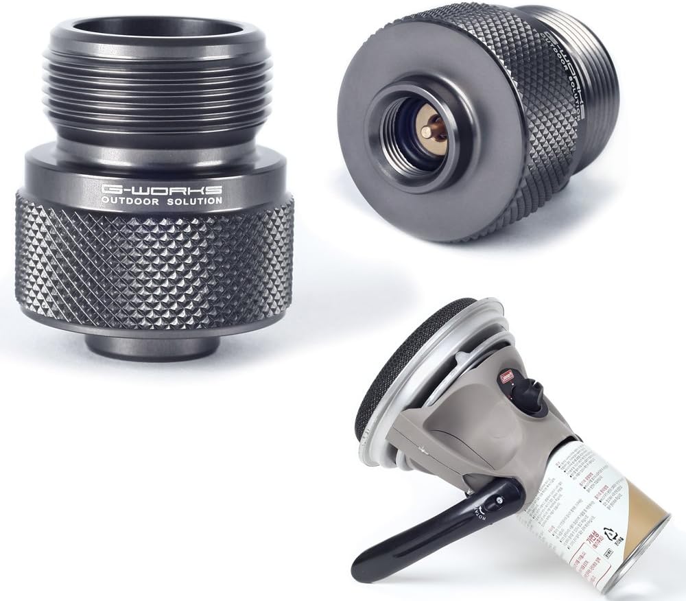GWORKS G Works EPI Gas Adapter G Works Epi Gas Adapter Duralumin Ultralight 45G Lpg Device To
