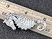Alilang Aurora Borealis Crystal Rhinestone Seahorse Fish Convertible to Pendant Animal Brooch Pin, Clear