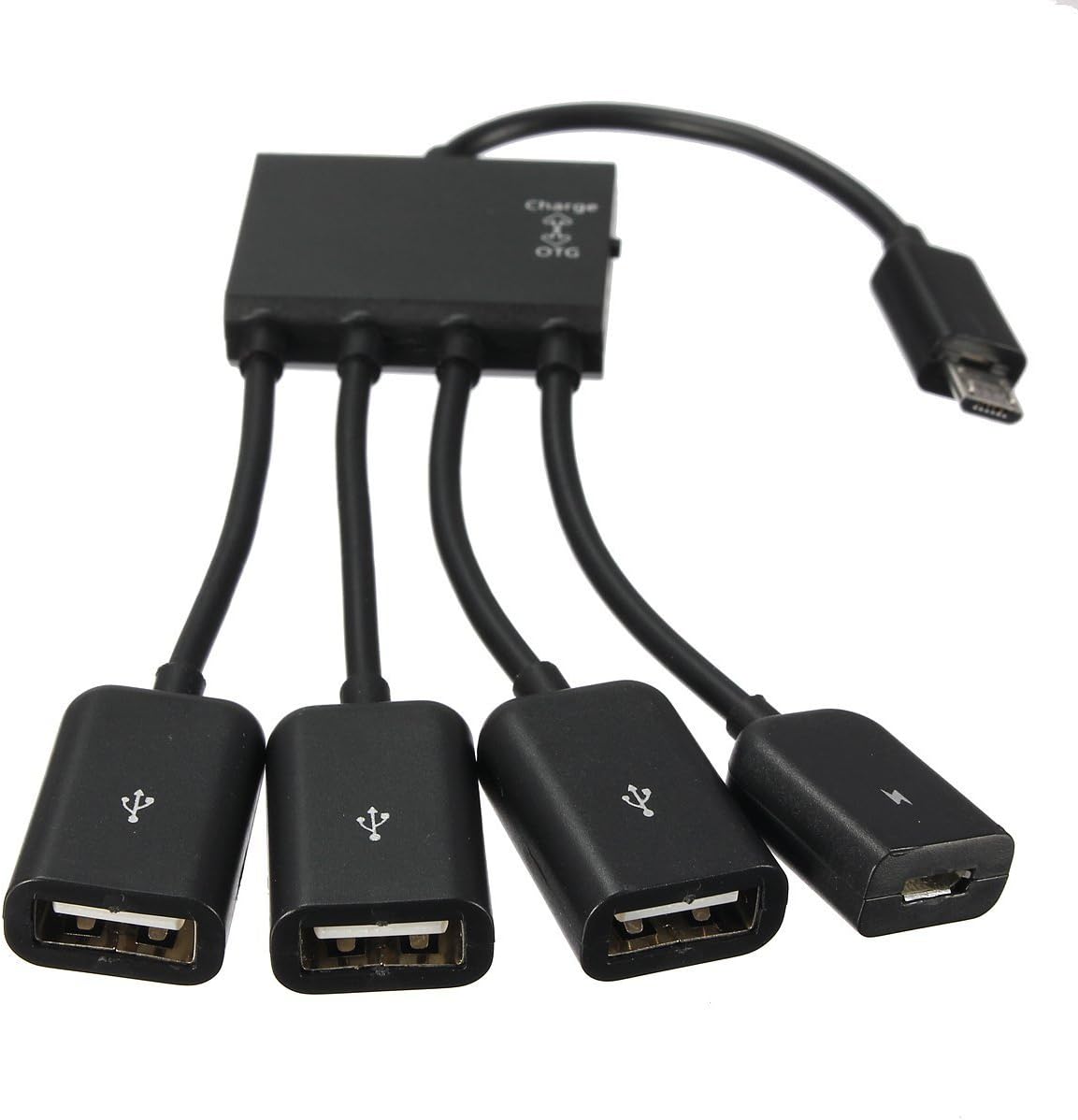 Multifunction Micro USB OTG Hub Adapter Cable Power for Most Samsung Devices, Smartphone and tablet