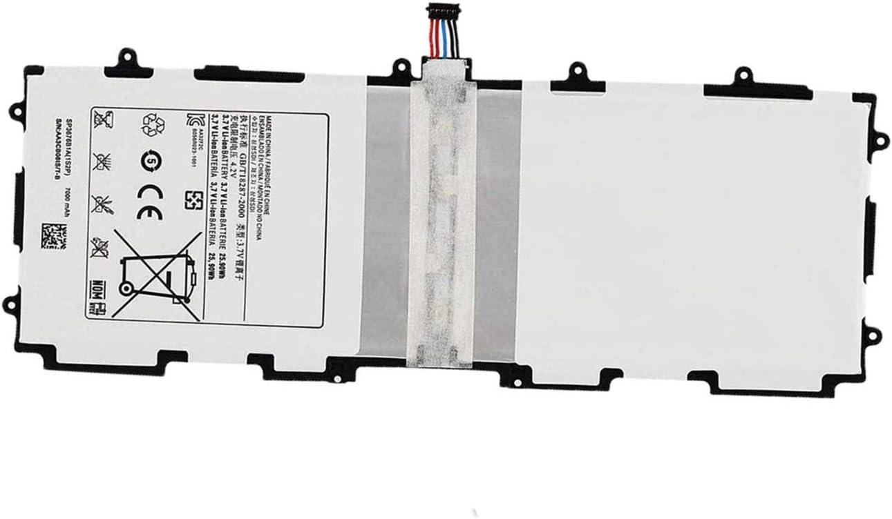 ASKC 3.7V 25.90Wh 7000mAh SP3676B1A(1S2P) Tablet Battery for Samsung Galaxy Tab 10.1 GT-P7500 P7510 Tab 2 10.1 GT-P5100 P5110 P5113 SCH-I915 SGH-I497 Note 10.1 GT-N8000 N8010 N8013 with Tools - Image 4