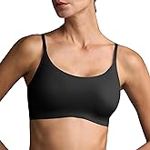 EBY Seamless Support Bralette with Adjustable Straps, Bralettes for Women, Wireless Bra for Women