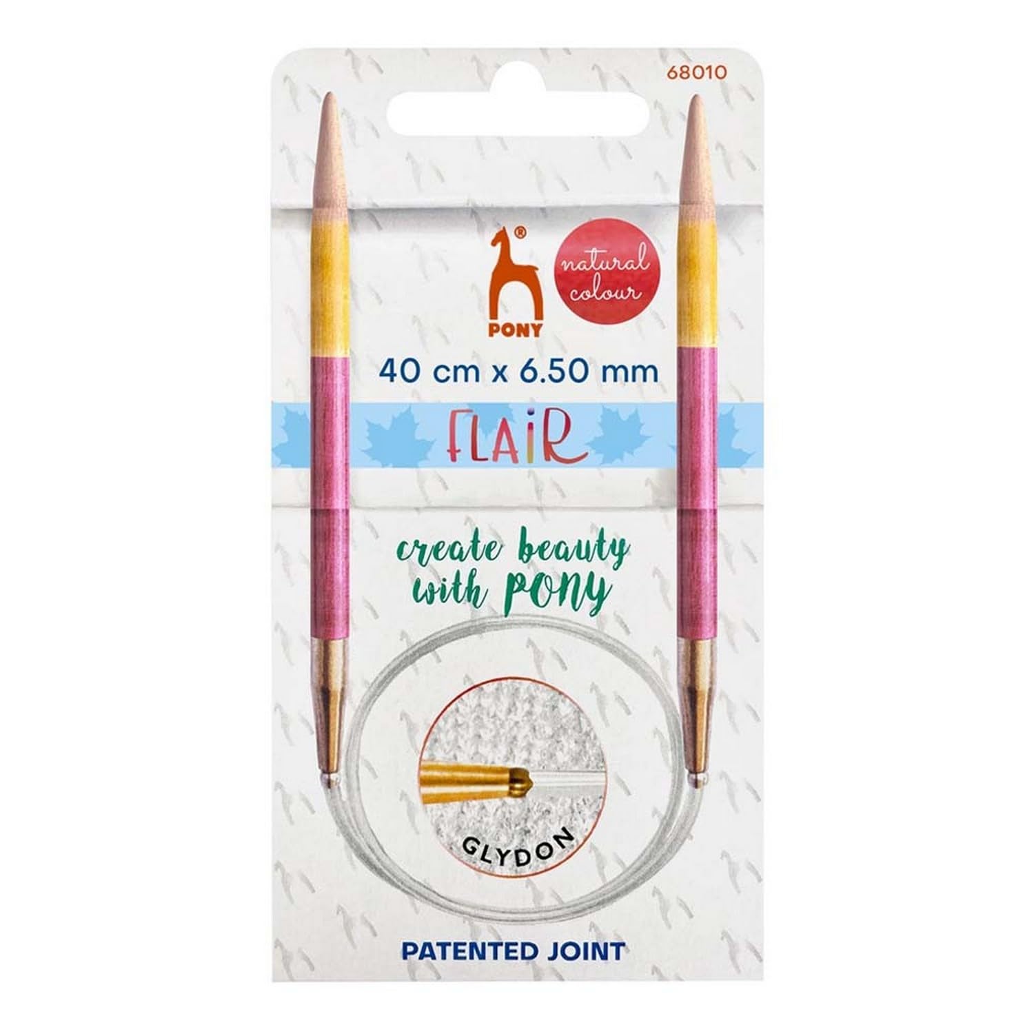 Pony Flair Circular Knitting Needles Wood 40 cm 6.5 mm - 1 pc