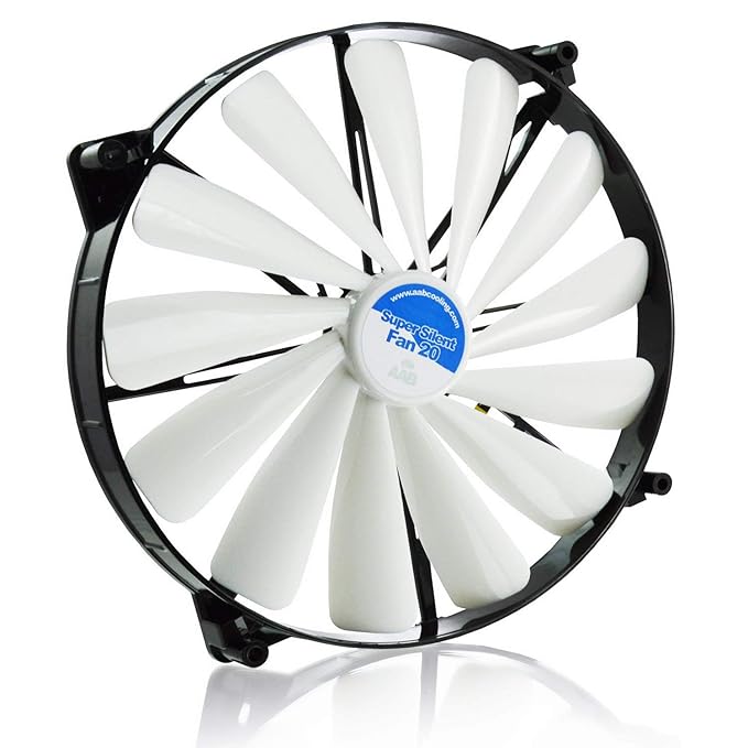 AAB Cooling Super Silent Fan 20 Silent and Efficient 200mm Fan with 4