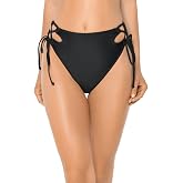 RELLECIGA Women's High Waisted Bikini Bottom Tummy Control Swim Bottoms | High Cut,High Leg,Full coverage,Full lining,Flattering,Breathable,Soft, Bathing Suit Bottom for Beach,Vacation