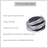 MOECSHSY Strimmer Spool Bosch Autofeed 1.6mm 4Pack Compatible view 4