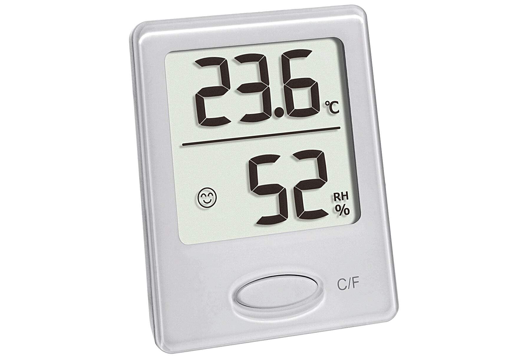 TFA Dostmann Digital Thermo-Hygrometer Indoor Hygrometer with Comfort Display for Room Climate Control