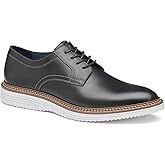 Johnston & Murphy Men's Cason Leather Plain Toe Dress Casual Lace-up Shoe