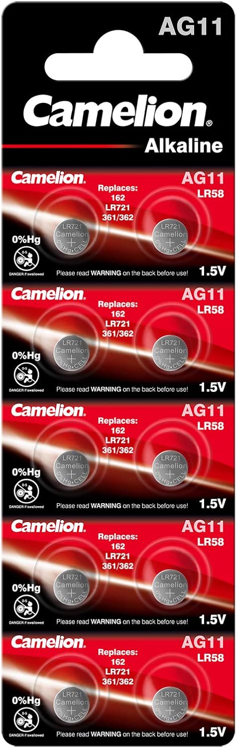 Camelion 12051011 AG 11 LR58 Battery - Multicolour (Pack of 10)