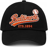 Classic Vintage Embroidered Fashionable Baseball Cap for Men Women Teenager Cap City Hat Adjustable with Gift Box