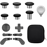 13 in 1 Metal Thumbsticks for Xbox One Elite Series 2, Elite Series 2 Controller Accessory Parts, Gaming Accessory Replacement, Metal Mod 6 Swap Joysticks, 4 Paddles, 2 D-Pads, 1 Tool