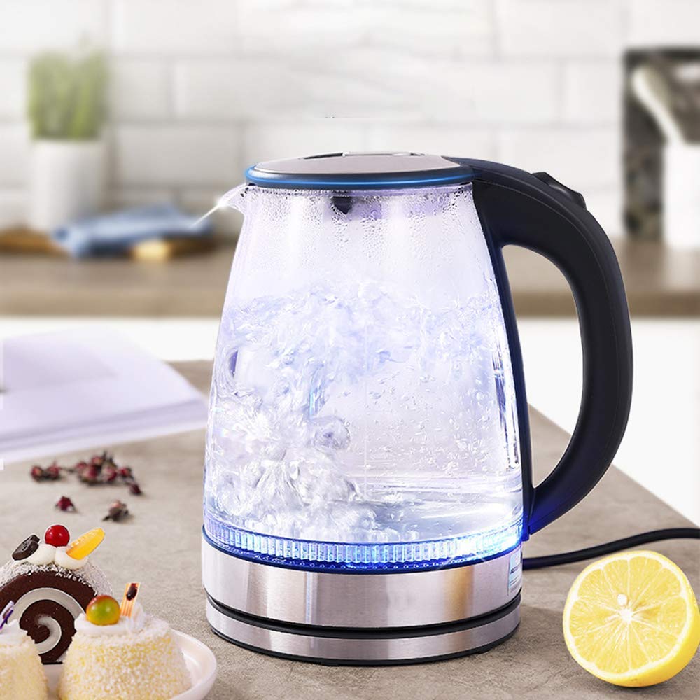 Buy Crystal Glass Electric Kettle 1.8 Litre with LED Illumination, Heat
