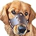 Pawliss Adjustable Anti-Biting Dog Muzzle Leather Brown Large