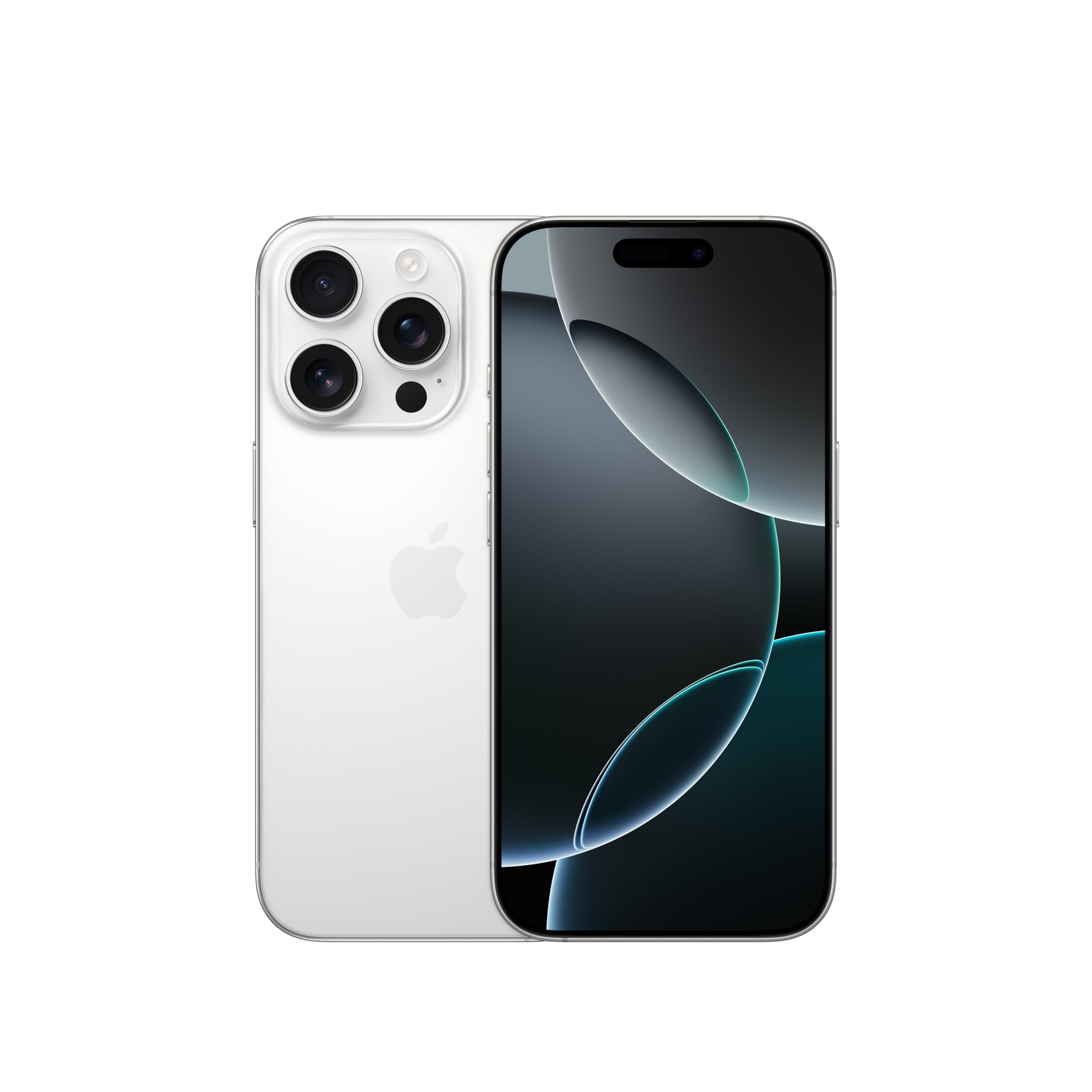Apple iPhone 16 Pro 128 GB: 5G Mobile Phone with Camera Control, 4K 120 fps Dolby Vision and a Huge Leap in Battery Life. Works with AirPods; White Titanium