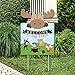 Big Dot of Happiness Woodland Creatures - Party Decorations - Birthday Party or Baby Shower Welcome Yard Sign