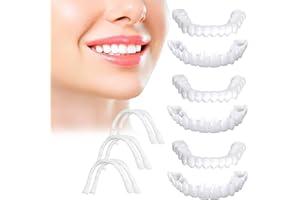WUEYOPRON 6PCS Temporary Kit for Women and Men, Nature and Comfortable Regain Confident Smile