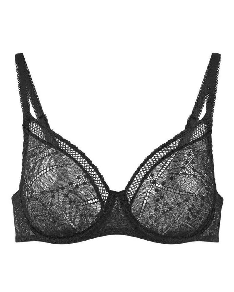 Simone Perele Women’s Comete Molded Underwired Bra Black, 36C