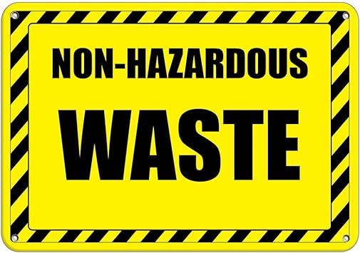 Amazon Com Non Hazardous Waste Hazardous Storage Area Signs Label Decal Sticker Sticks To Any Surface 10x7 Office Products