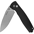 Kershaw Kindred Folding Knife, 3" D2 Steel Spear Point Blade, Black Anodized Aluminum Handle, Lock Mechanism