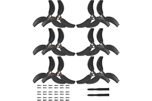 GIGEGAIRC 12 Pcs Avata 2 Propellers for DJI Avata 2 Accessories,Low-Noise Blades Props Wings Replacement Blades Accessories (Black)