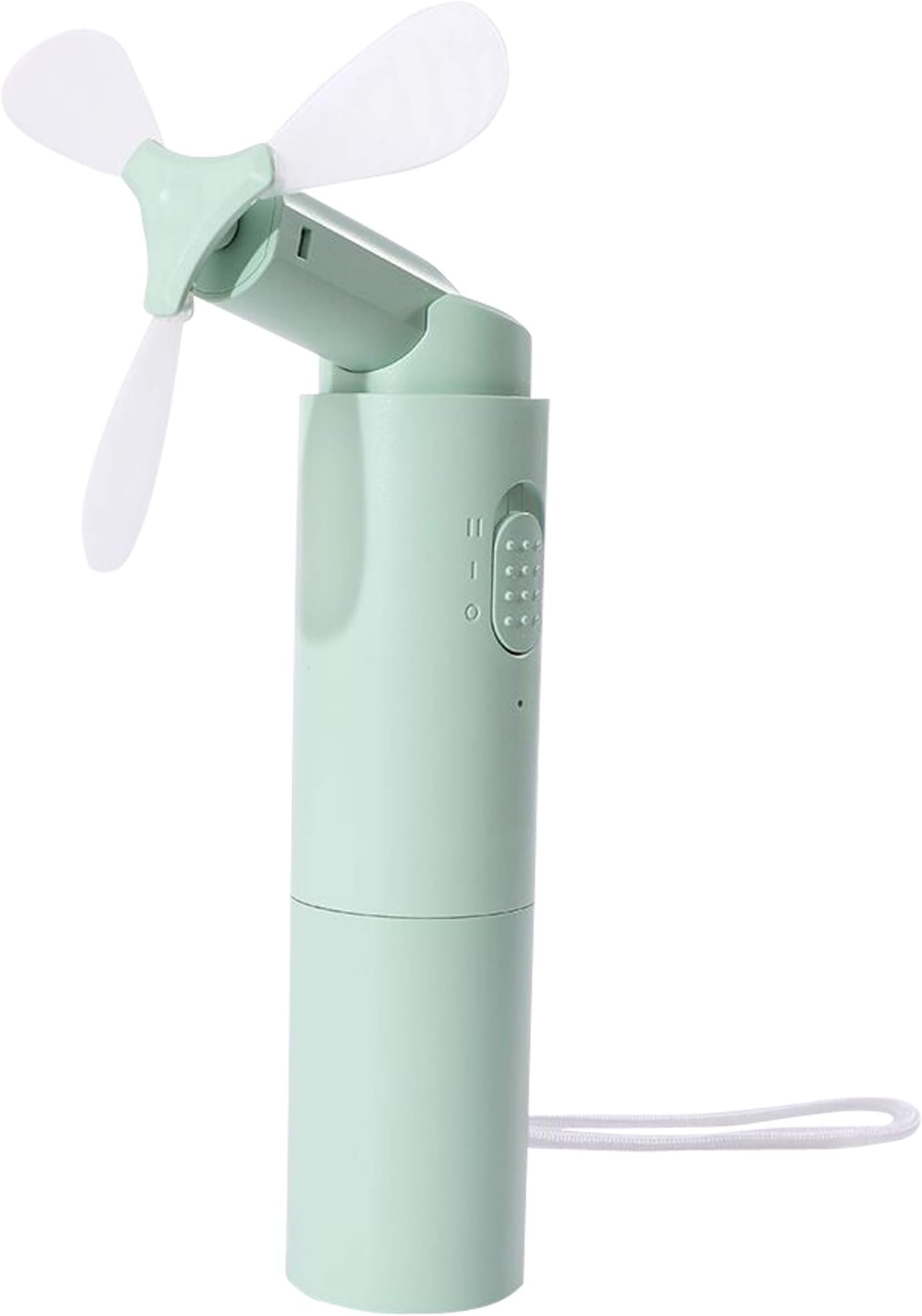 Ronessy 2000mA Personal Fan Battery Operated Fan Portable Fan Handheld Fan Battery Powered Fan Rechargeable Fan Outdoor Fan Hand Fan Travel Fan USB Mini Fan Quiet for Women Men Kids(Green)