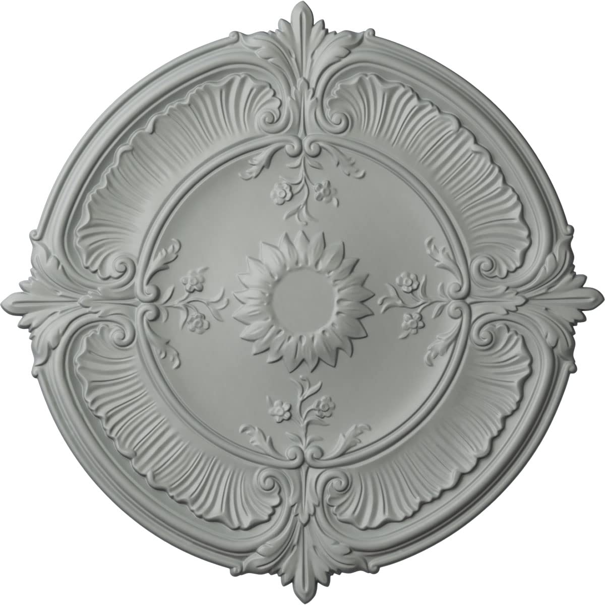 30 1/8"OD x 1 1/2"P Attica Acanthus Leaf Ceiling