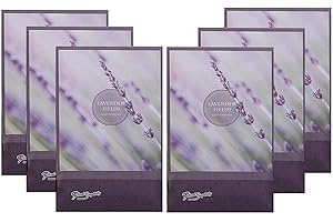 FLORALSIMPLICITY Simplicity Scents Lavender Scented Sachets Pack of 6, Everyday - Long-Lasting Scented Bags, Home Fragrance, Air Freshener & Deodorizer for Closet, Room, Drawer, or Cars, Made in USA