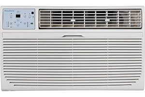 Keystone 14,000 BTU 230V Wall Mounted Air Conditioner with Supplemental Heat and Dehumidifier Function, Quiet Wall AC with Remote Control for Living Room, Large Rooms up to 700 Sq.Ft.