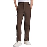 Dreammonkey Toddler to Youth Boys Golf Pants, Quick Dry Stretch Performance Dress Pants | School Uniform Flat Front Slacks