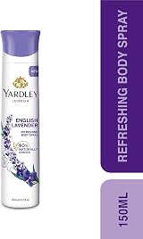 Yardley London English Lavender Refreshing Body Spray 150ml view 3