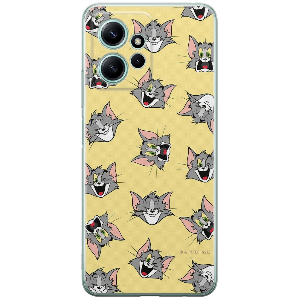 ERT GROUP mobile phone case for Xiaomi REDMI NOTE 12 4G original and officially Licensed Tom & Jerry pattern 007 optimally adapted to the shape of the mobile phone, case made of TPU
