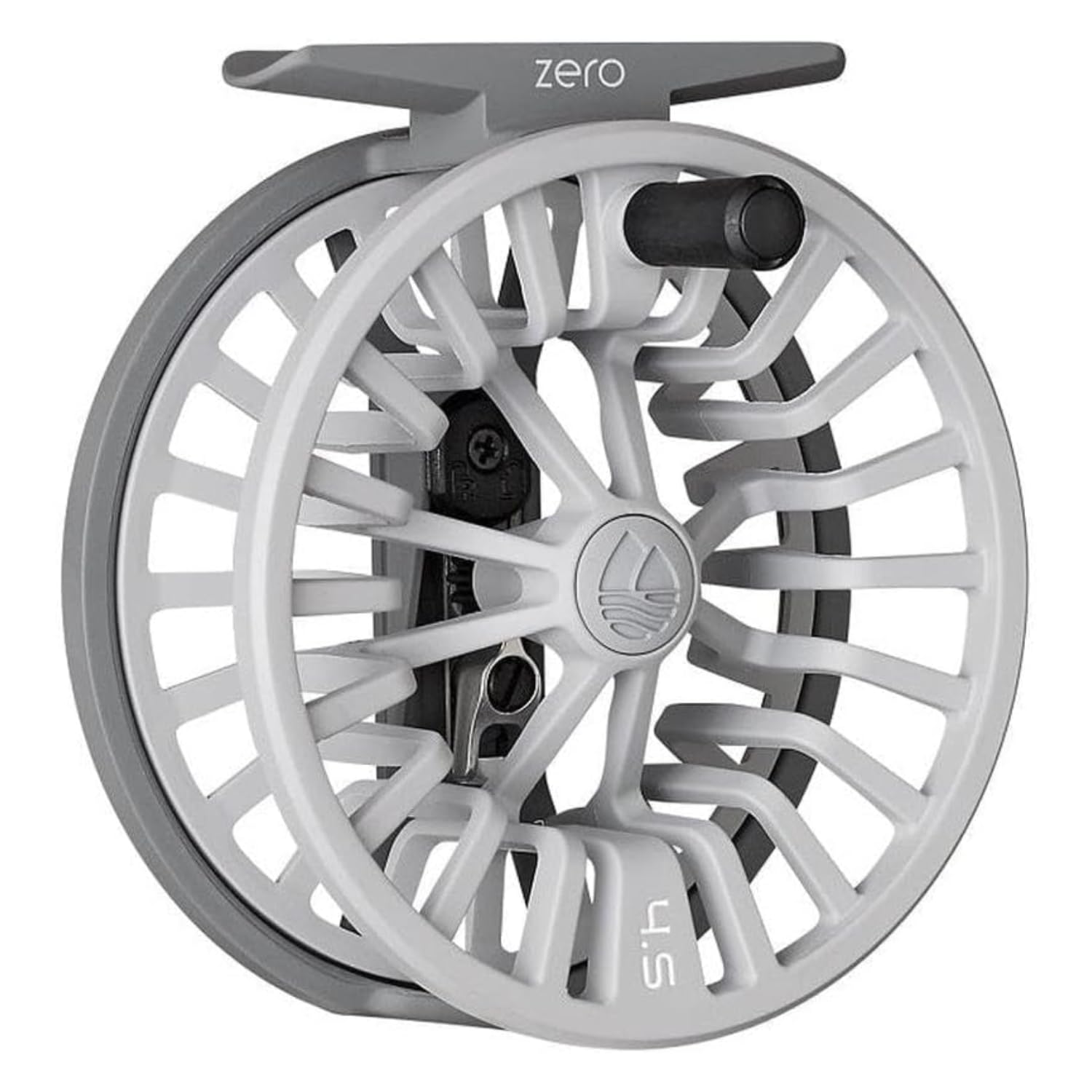 Redington Zero Fly Fishing Reel, Lightweight Design for Trout, Clicker Drag System, Wolf Grey, 2/3