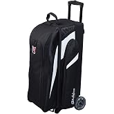 KR Strikeforce Cruiser Triple Roller Bowling Bag with Room for Accessories, Balls, and Shoes