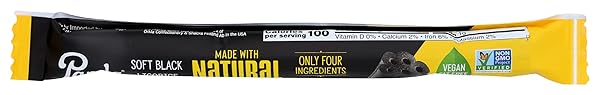 PANDA NATURAL SOFT BLACK LICORICE STICK, VEGAN, FAT...