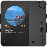HiBy W4 Bluetooth Headphone Amplifier USB DAC, BT 5.4 &amp; NFC, aptX Lossless LDAC, Dual DAC, DSD512 PCM 768kHz, 2-Inch Touch Screen, CVC Noise Reduction, 3.5mm &amp; 4.4mm Balanced Output