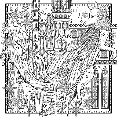 Mythographic Color and Discover Frozen Fantasies An Artist's Coloring