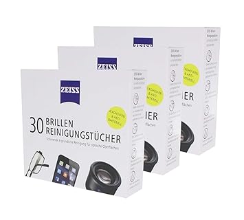 Zeiss Brillen Reinigungstücher 3x (30 Tücher)