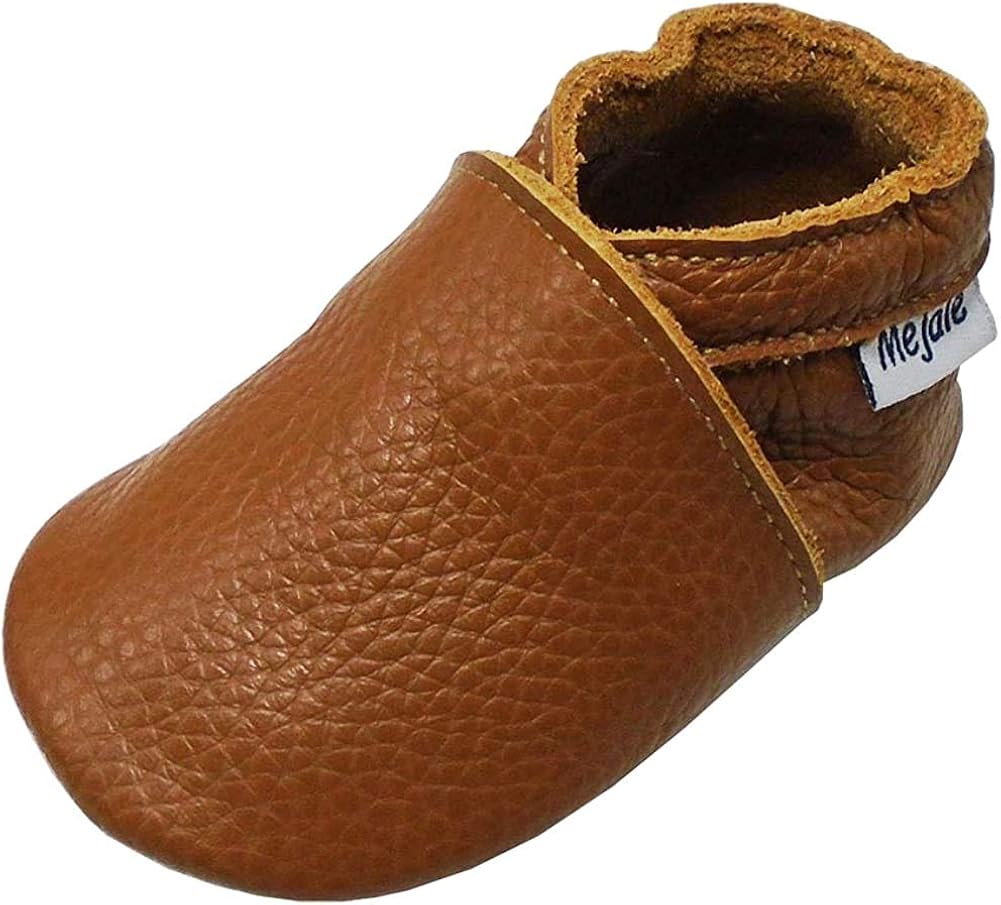Mejale Baby Shoe, First Walker Shoe, Braun, 0.5/2 UK Child